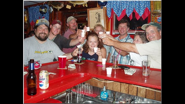 Toasting At The Bar