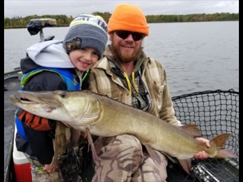 6 year old musky anlger